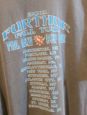Concert T, 2011 Furthur Fall Tour Graphic Tee, PHIL LESH, BOB WEIR
